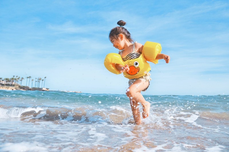 fotos na praia agua