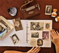 AUTOCOLANTE   organize fotos antigas