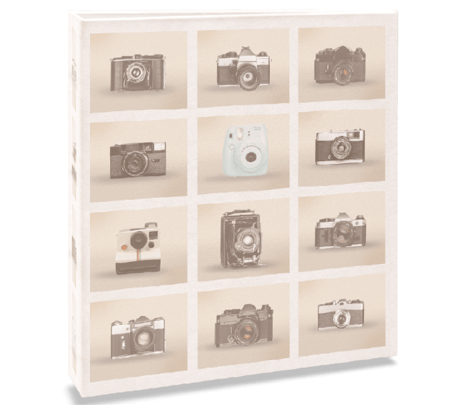album fotos autocolante retro ical 906